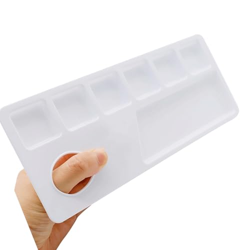 Friendly Paint Mixing Tray Artist Painting Palette for Children Safe Flexible Watercolor Tray Acrylic Paint Mixing Board Travel 