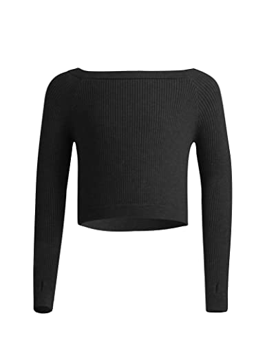 Daydance 大人用バレエセーター ブラック M