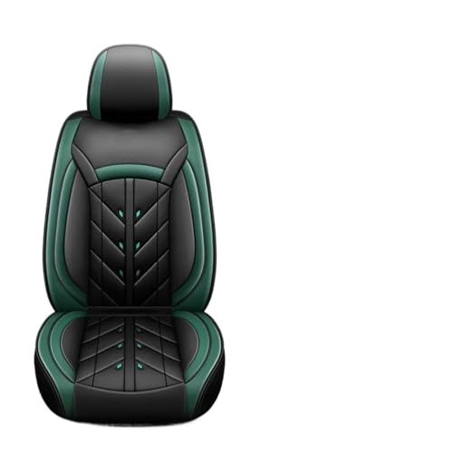 Housse de siège auto haut de gamme en similicuir noir et vert pour BMW M3 M4 X7