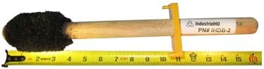 IHDB-2 - Tapered Trim on Both Ends Heavy-Duty Thread Compound Dope Brush 2-1/2" W/Guard 16” LG Handle (12, 16”)