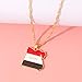 Produktbild MoHHoM Kartenhalskette,Kongo Mehrere Länder Vintage Karte Kontur Anhänger Kette Gold Silber Solide Farbe Polieren Frauen Ethnischen Charme Damen Mode Schmuck Mädchen Unisex