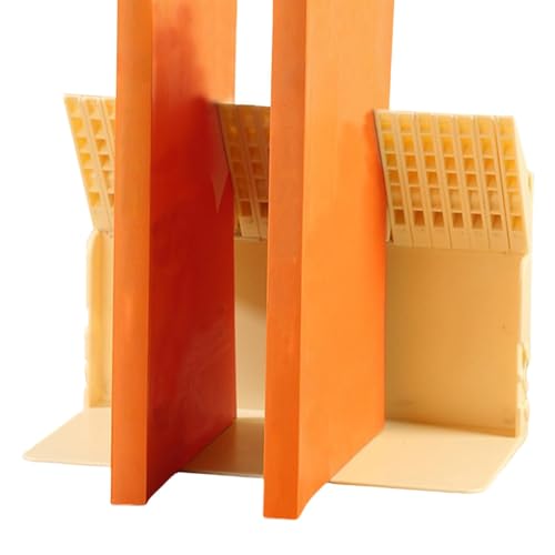 Bookends, ajustable acrílico expandible, 7,87 x 4,72 pulgadas, sin resbalón, soporte de almacenamiento, sturdy and stylish, Space Saving Functionality for Home, Room, Classroom