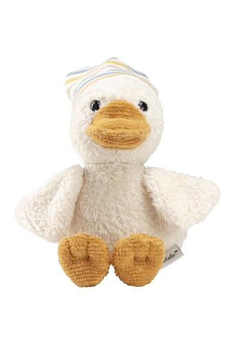 Sterntaler Spieltier, Kuscheltier mini Ente Edda Lou mit Beanie Mütze, Trösterchen für Jungen und Mädchen