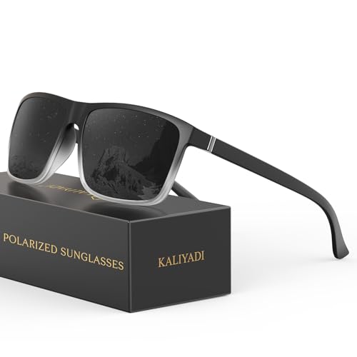 Image of KALIYADI Sunglasses for Mens Polarized-Sunglasses: Men Sun Glasses with UV400 Protection for Driving Fishing Golf