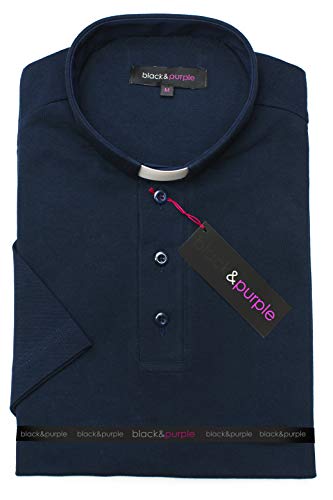 Clergy Polo Shirt Short Sleeve in Graphite Color