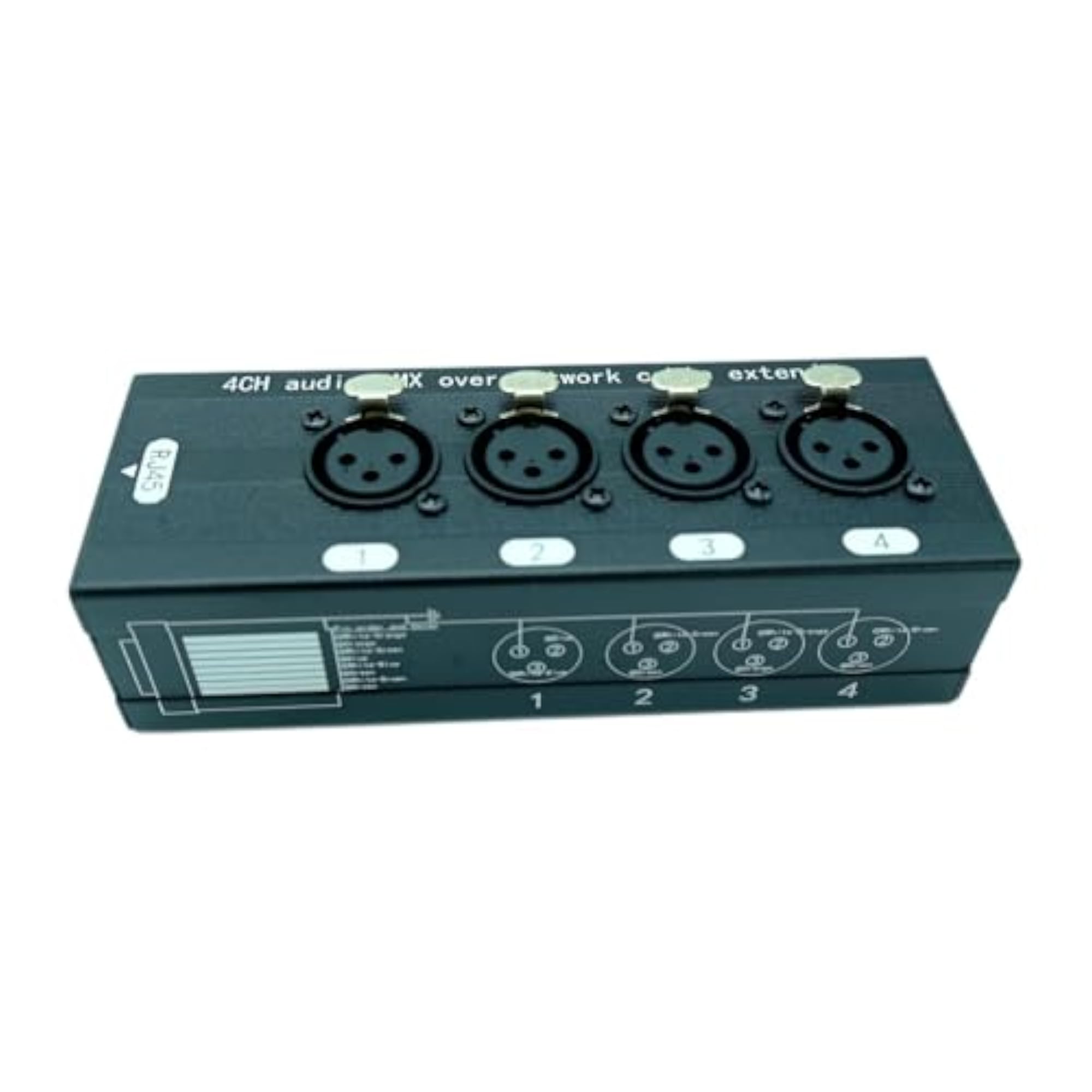 Ethernet Extender 3 Pin Ethernet Box for Audio Over Stage Lighting Equipment