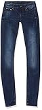 Verschluss: Reißverschluss G-STAR Damen Skinny Jeanshose 3301 Low Super Wmn, Blau (dk aged 89), W34/L34 (Herstellergröße: 34W x 34L)