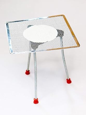 Laboratory Wire Gauze with Ceramic Center, Pack of 10, Support for Heating Glassware Iron Wire Gauge with Ceramic Center Pack of 10 Perfect to Support Glassware While Heating