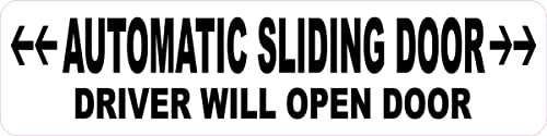 StickerTalk Automatic Sliding Door Driver Will Open Vinyl Sticker, 8