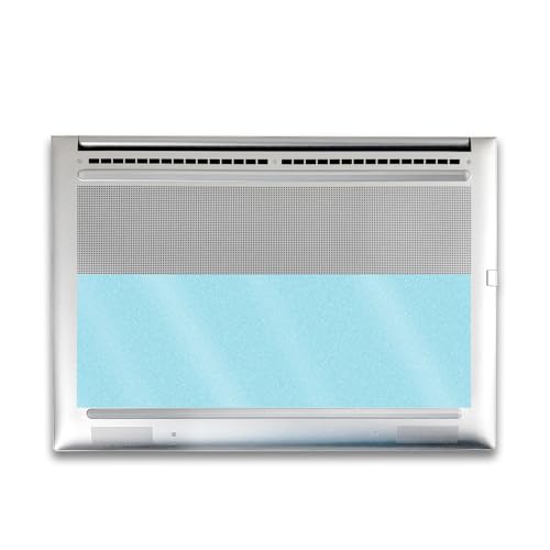 Image of Glossy Glitter Gaming Skin Compatible with HP Envy x360 16 inch (2023) - Solid Baby Blue - Premium 3M Vinyl Protective Wrap Decal Cover - Easy to Apply | Crafted in The USA by MightySkins