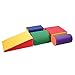 Constructive Playthings 5 Piece Lightweight Vinyl Soft Play Forms for Toddlers, Toddler Climbing, Crawling, Sliding Toys
