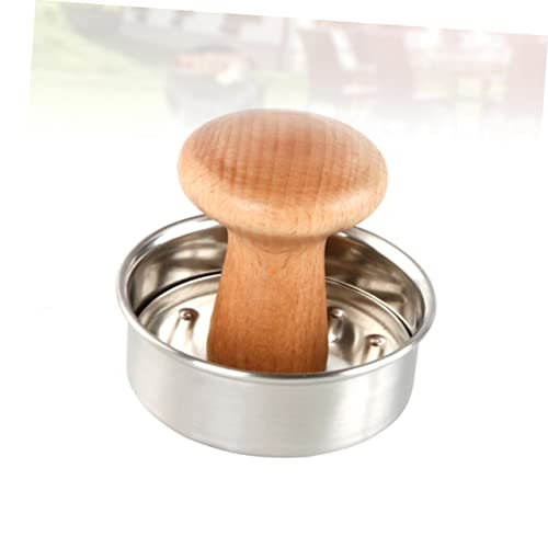 SUPVOX 1Pc Stainless Steel Meat Press Maker Non Stick Kitchen Gadget for Homemade Burgers Easy to Clean Durable for Professional and Personal Use Beef Maker Tool