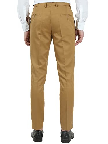Image of Men's Slim Fit Formal Trousers /Pant | Formal Pants for Men | Stylish Slim Fit Men's Wear | Trousers for Office | Viscose Blend | Combo Colour Pack | Pack of 2