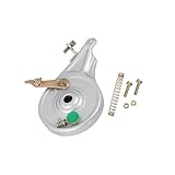 Partuto Silver Tone Metal Rear Wheel Brake Drum 14mm for Electric Bike Replacement