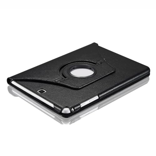 SZLONKOU Tablet Cover for Samsung Galaxy Tab A 9.7 SM-T550 SM-T555 SM-P550 SM-P555(2015 Release),Folio Stand Lightweight Leather Case for Galaxy Tab A 9.7' T550 T555C P550 P555C (Ro-Black)