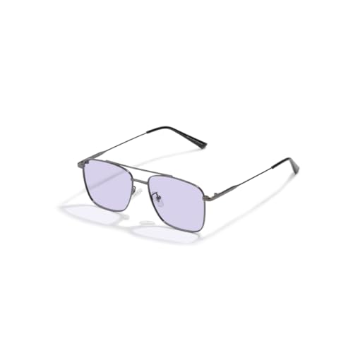 Image of SAM AND MARSHALL VEIN Sunglass I 400% UV Protection I Metal Sunglass I Square Sunglass I Double Bar I Unisex