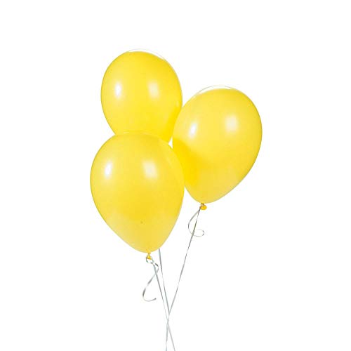 Fun Express Party Latex Balloons - 11' | Citrine Yellow | 24 Pcs.