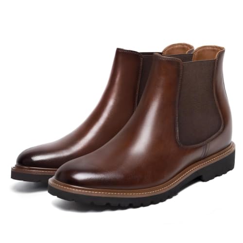 Image of CHAMARIPA Men's Invisible Height Increasing Boots - 3.15 inch Taller