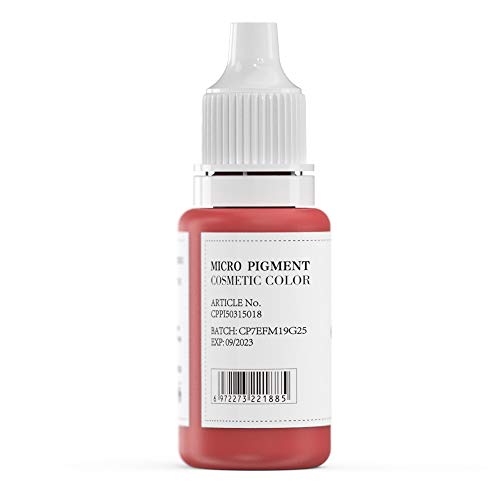 Charme Princesse Microt Pigment Rose Red Color 15ml Tattoo Ink for Eyebrow Shading Lip Eyeliner Makeup Microblading Supplies PI503-15-030