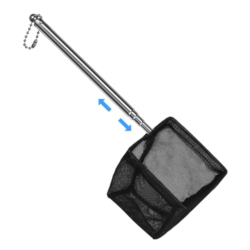 Flintronic Aquarium Fish Net Fish Net Aquarium with 16-35cm Long Handle