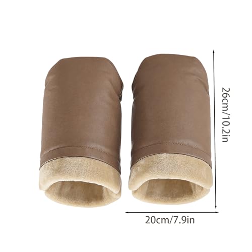 Guantes para carriola con forro polar caliente para paseos en cochecito de invierno 5