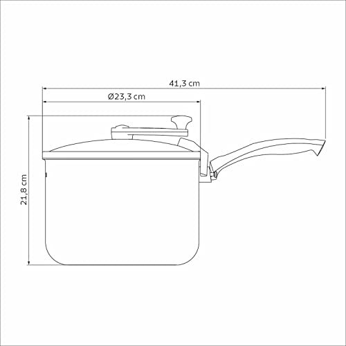 Pipoqueira Tramontina Antiaderente Vermont 4,8l 22cm
