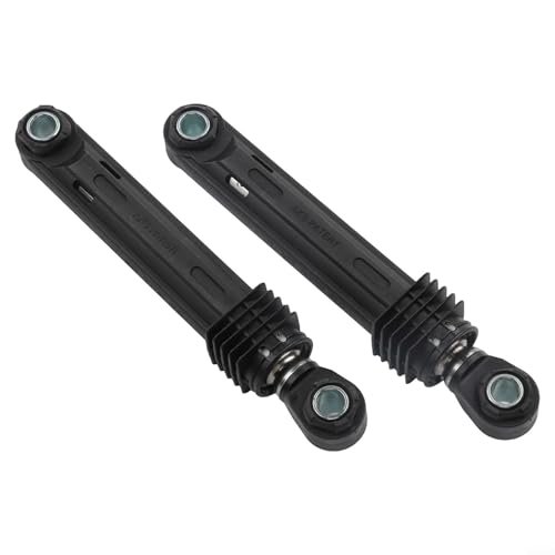 Lot de 2 amortisseurs de vibrations en plastique noir pour machine à laver DC66-00343G compatible avec DC66-00421