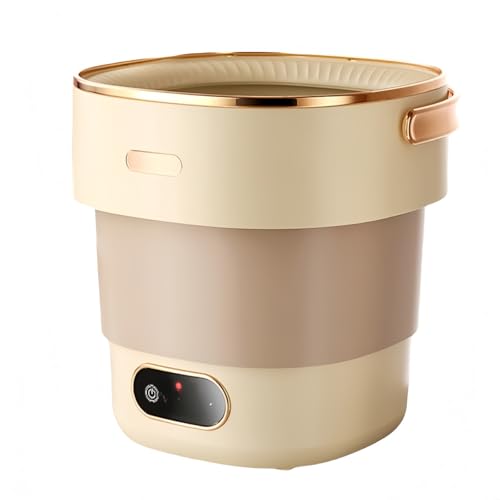 Qztuory 小型洗濯機 13L 折りたたみ式 大容量 折りたためる 折り畳み ミニ 洗濯機 節水節電効果 ベビー服 下着 小物 高性能 静音モータ 下着 靴下 ベビー服 タオル 洗浄 消臭 省エネ 節水 一人暮らし 急速脱水 寮 アパート 旅行 家庭