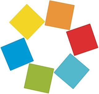 AIEX 6PCS 4x4 Inch Dry Erase Sticky Notes, Colored Reusable Whiteboard Stickers Environmentally Friendly and Removable for Labels, Lists, Reminders and Decals