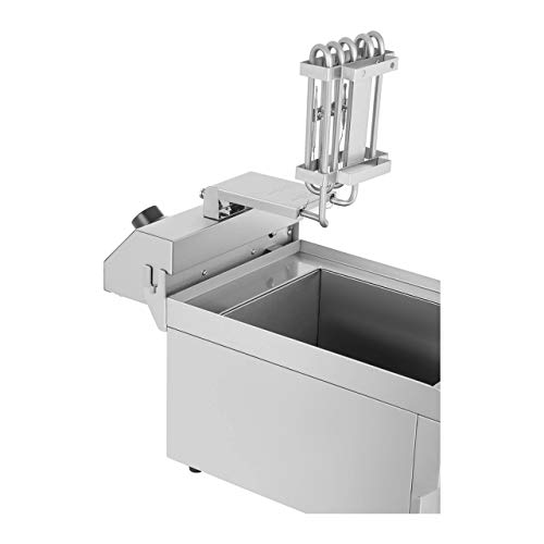 Royal Catering RCEF-10EH Fritteuse Edelstahl Elektro Fritteuse mit Korb (10 Liter, 3200 W, 230 V, Thermostat 60–200 °C… – Bild 3