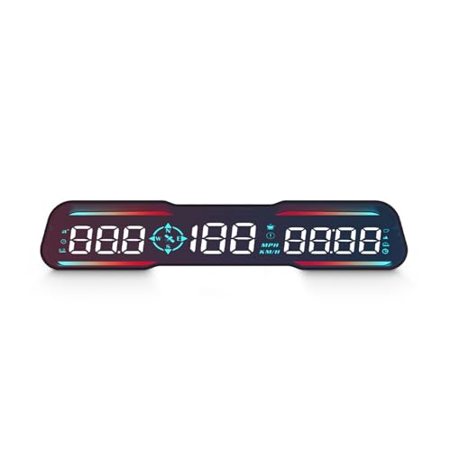 Head Up Display universal con brújula y alerta de fatiga para viajes largos en carretera