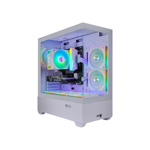 Spear Gaming PC AMD Ryzen 5 9600X, NVIDIA GeForce RTX 3050, 32GB DDR5 RAM, 1TB NVMe SSD, B650 Motherboard, H400T Air Cooler, TURM6E Case with 6 Preinstalled Fans