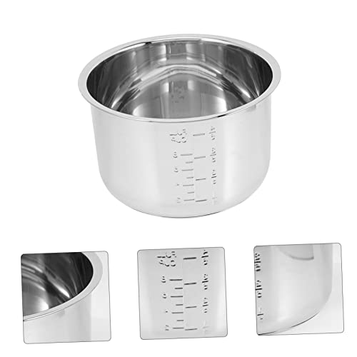 Hanabass Aroma Rice Cooker Rice Cooker Inner Pot Rice Cooker Liner Stainless Steel Double Bottom Power Pressure Cooker Inner Pot Rice Cooker 10 Cup #TOP5