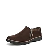 Dr. Scholl's Women's Nice Day Now Loafer Flat Dark Brown Micro 7.5 M