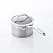 Produktbild ProCook Professional Stainless Steel - Stielkasserolle mit Deckel - Induktion - 14 cm - 1,2 l - Kochtopf - CoolTouch Griffe - Edelstahl Topf - induktionsgeeignet -