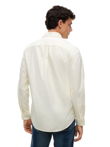 Image of Tommy Hilfiger Men's Long Sleeve Oxford Shirts in Regular Fit, Men's Button Down Shirts, Also Available in Big and Tall
