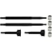 Hot Racing STRXM39W05 +5mm hardened Steel Drive Stub Axles TRX4-M
