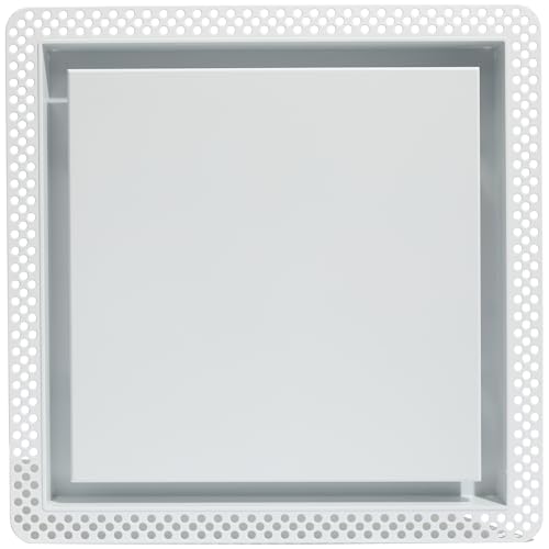 Fittes Flush Exhaust Vent Cover 14x14 Inch, DIY ABS Lite Cover, Upgrade Ceiling and Wall Vent Cover, Compatible with Panasonic WhisperValue, Panasonic WhisperCeiling Cover for 8" or 10.5" Vents