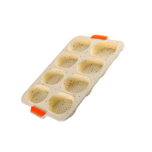 TOYZFRIENDY Molde de Silicona para Pan Pequeño Antideslizante Molde para Hornear sin Olor Apto para Repostería y Cocina Doméstica con Diseño de Puntos de Colores