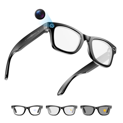 Image of AI Smart Glasses with Camera, Bluetooth, 8MP Camera, AI Translation
