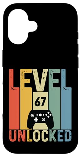 Level Sixty-Seven Unlock Video Game Meme 67 X}zP[X iPhone 16 p