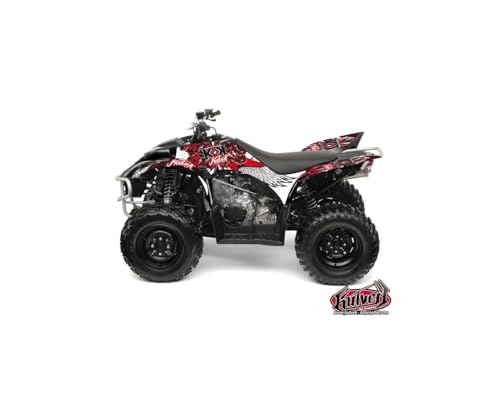 Kit déco quad Demon rouge pour rénover le Yamaha Wolverine 350-450 usé