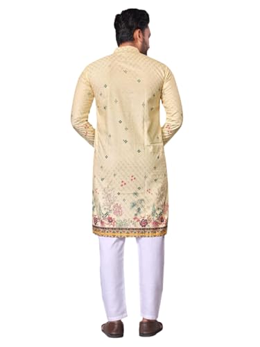 Image of Trustous Kurta Pyjamas set for Mens | Pyjamas with kurta PRINTED and classis look |KURTA Pyjamas SET