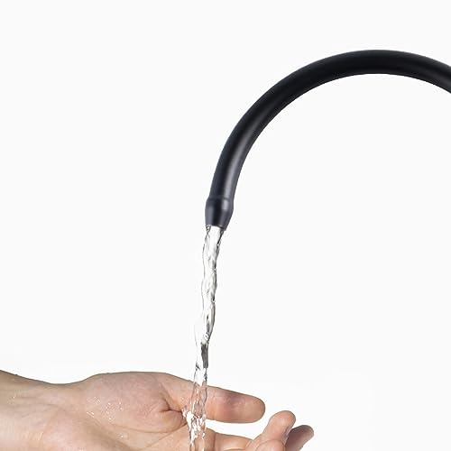 Grifo de osmosis inversa 360 de acero inoxidable negro para fregadero de cocina LWX 5
