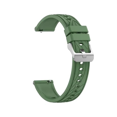 [SRMVRNKNNK] Fit For Huawei Gt4 41mm 18mm �Ή� �V���R���o���h ���j�o�[�T���o���h ���̎q �����p(Dark Green,S)