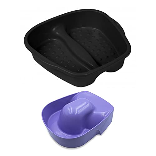 Kit com 1 Bacia para Pés Pedicure e 1 Tigela Anatômica para Mãos ...