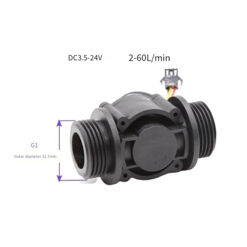 Sensor de flujo de agua G1 de 1 pulgada para medidor solar y climatización industrial 6