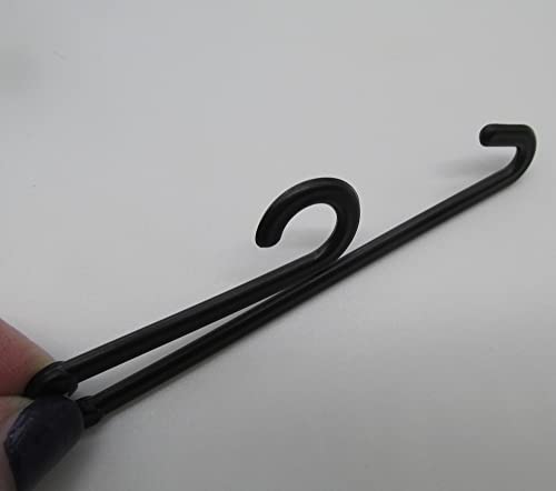 Nahanco Sh2 Sock Hanger With Curved Bar, Black (Pack Of 500) #TOP1