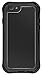 Ballistic Tungsten Sport Series Water Resistant Case for the Apple iPhone 6 and iPhone 6s - Black with Brushed Metal Black Back Plate