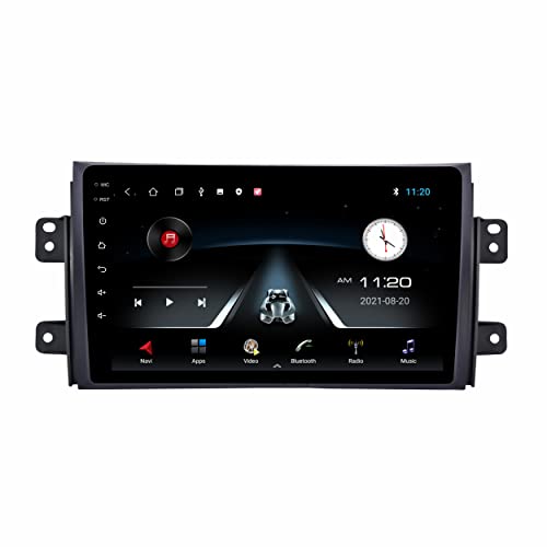 Image of 9 Inches Advanced Car Radio Receiver Android OS System for Maruti SX4 with 2GB /32GB RAM & ROM, Gorilla Glass /Full HD Display /WiFi /GPS /Steering Wheel Connectivity and HD Parking Camera